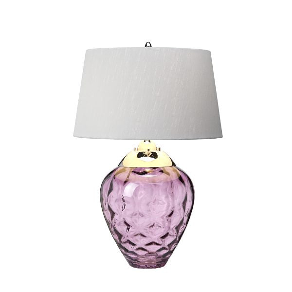 Quintiesse Samara Table Lamp Plum – from Amos Lighting + Home