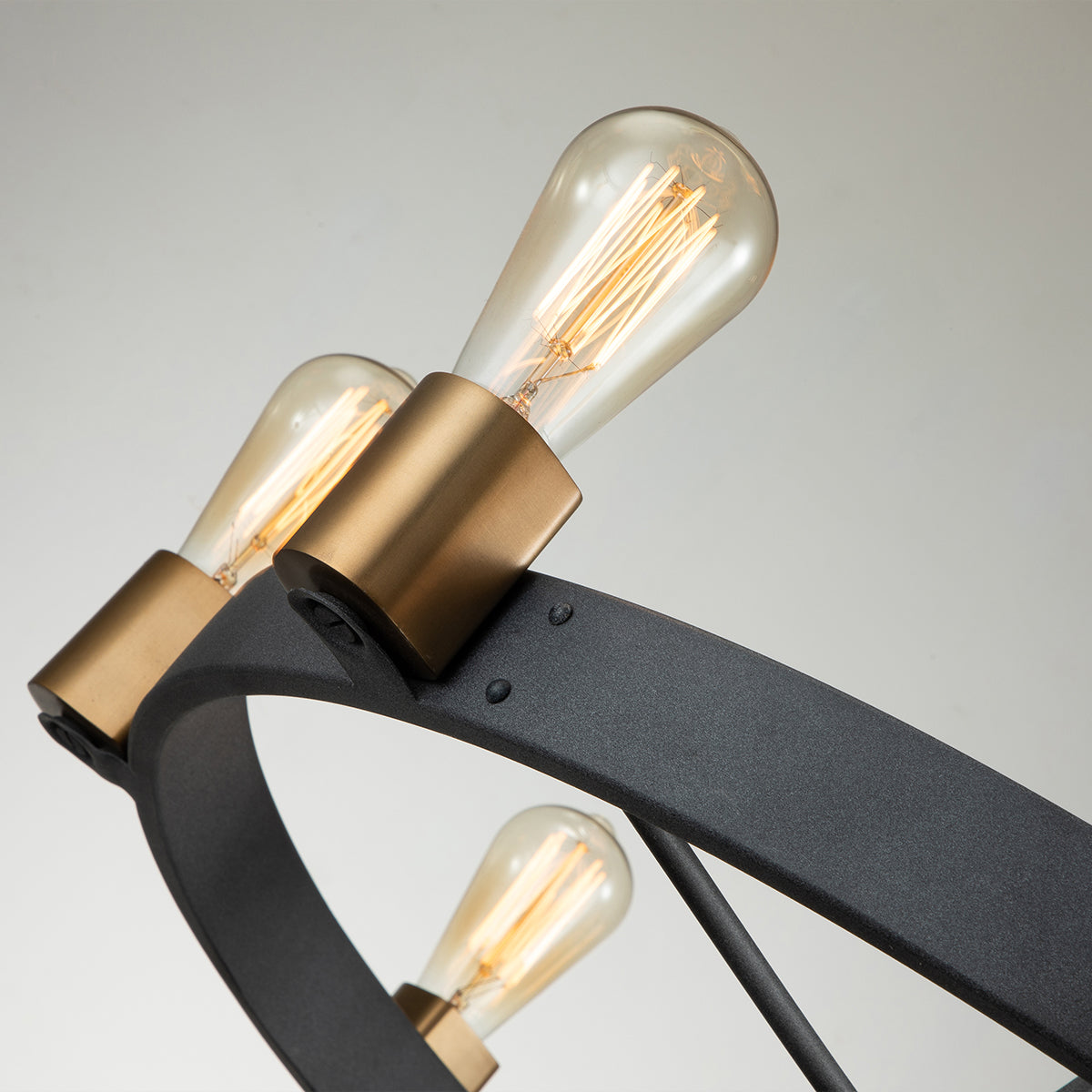 Quintiesse Silas 8 lt Semi-flush/Pendant, Aged Zinc – from Amos Lighting + Home