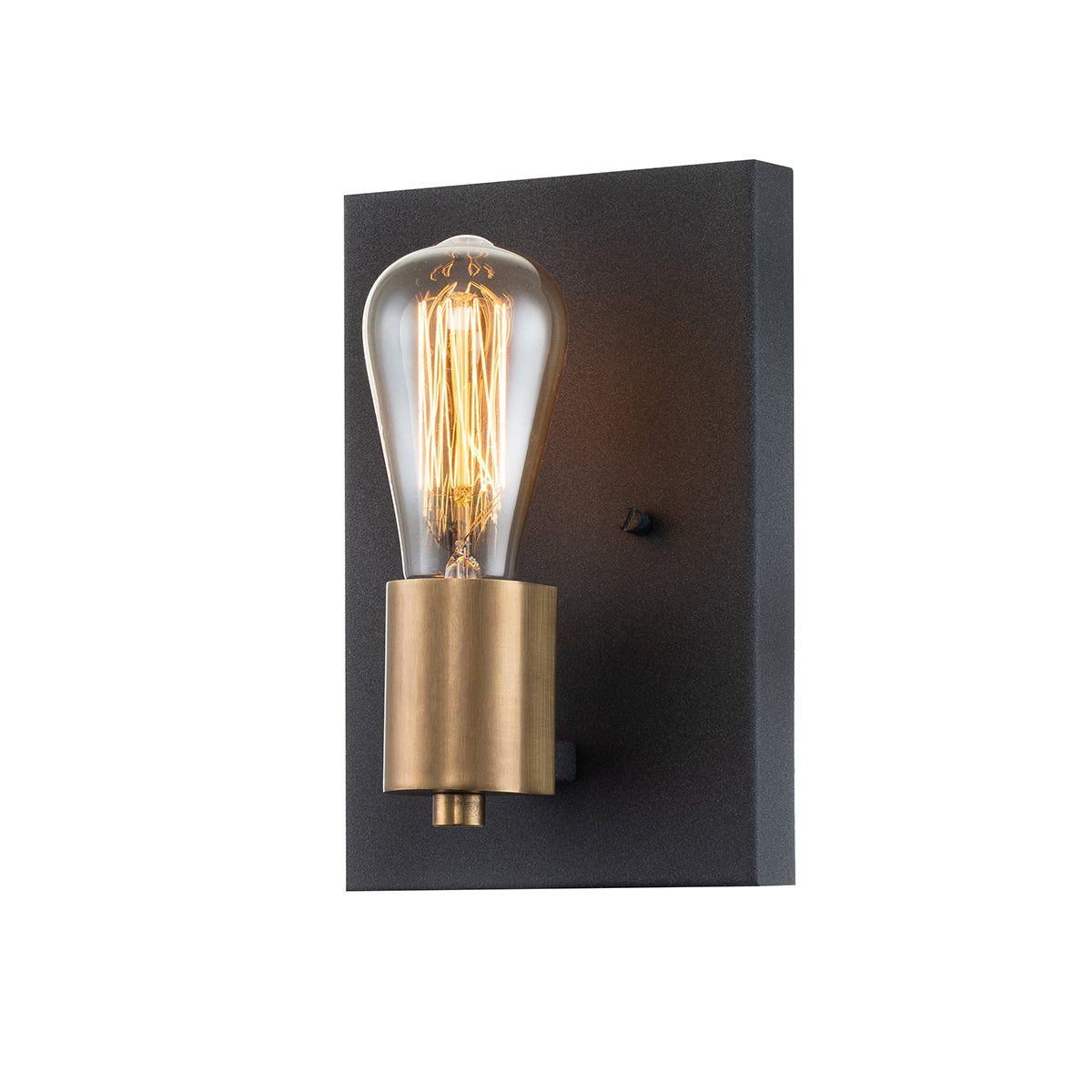 Quintiesse Silas Wall Light Aged Zinc – from Amos Lighting + Home