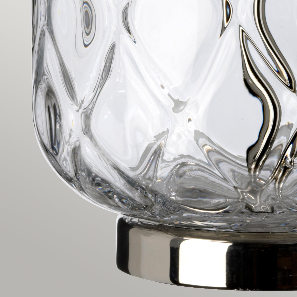 Quintiesse Sola Large Glass Table Lamp with Breton Shade – from Amos Lighting + Home