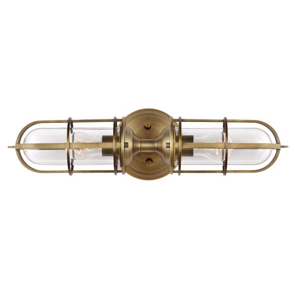 Quintiesse Urban Restoration 2 Light Wall Light IP44 – from Amos Lighting + Home