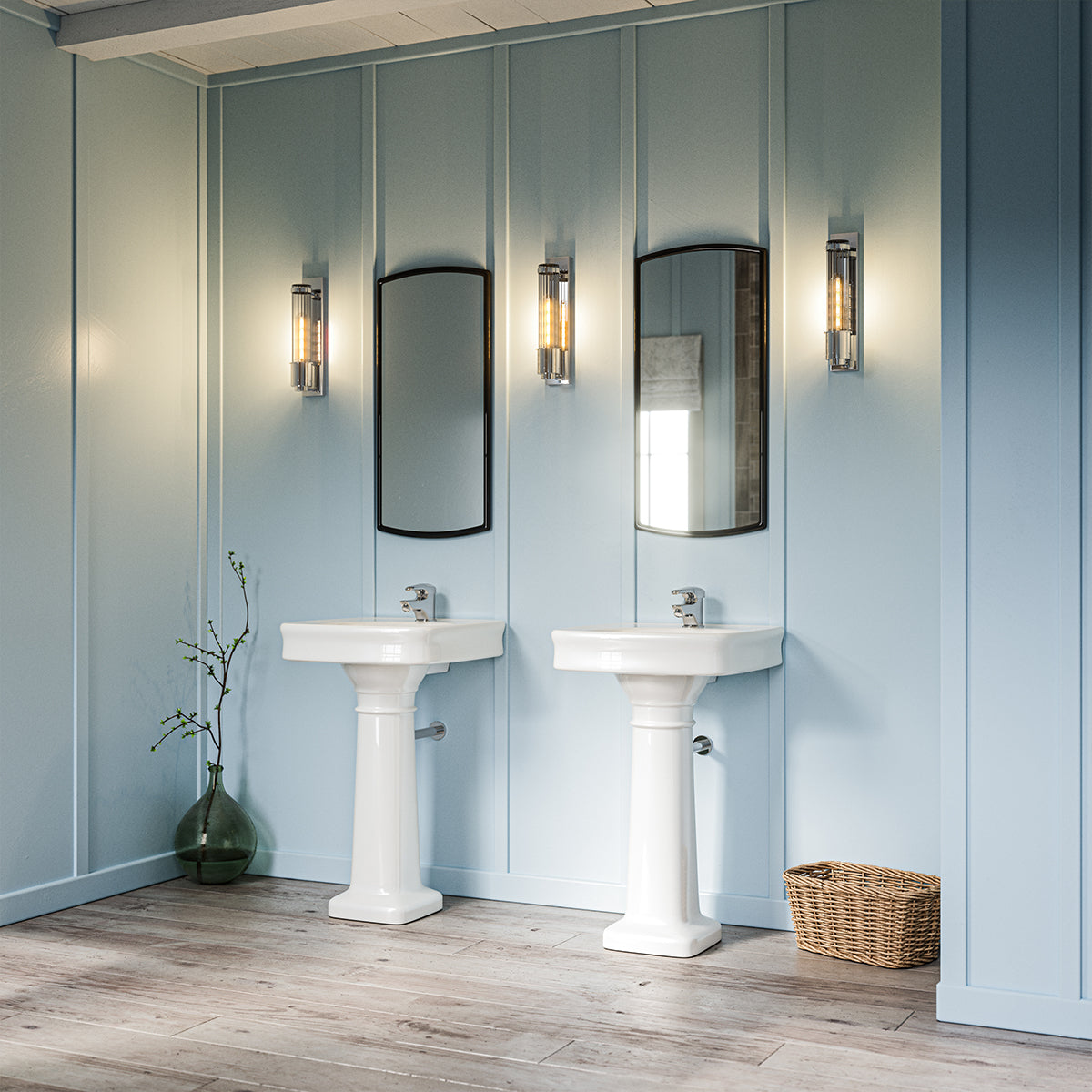 Quintiesse Wellington Bathroom Wall Light Polished Chrome – from Amos Lighting + Home