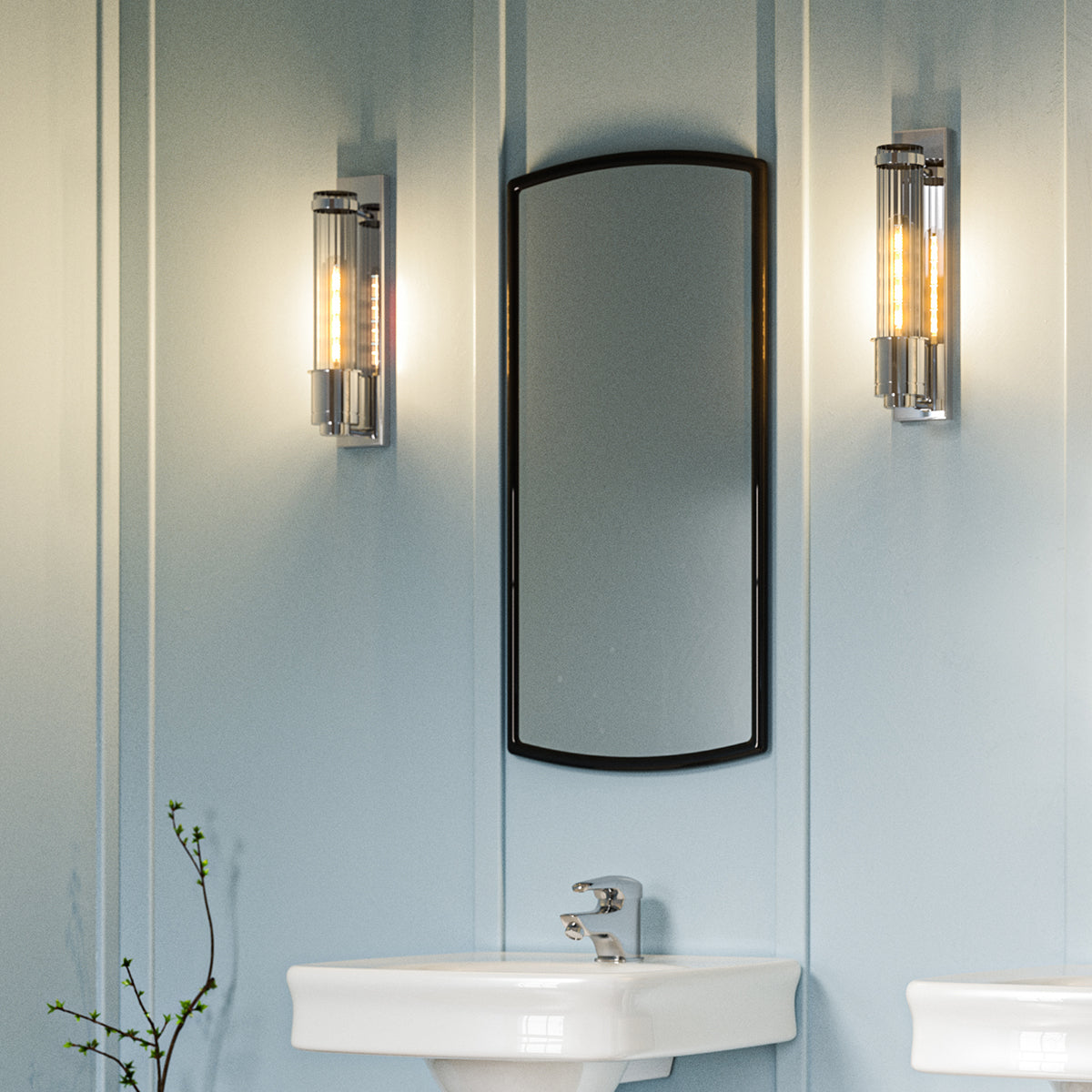 Quintiesse Wellington Bathroom Wall Light Polished Chrome – from Amos Lighting + Home