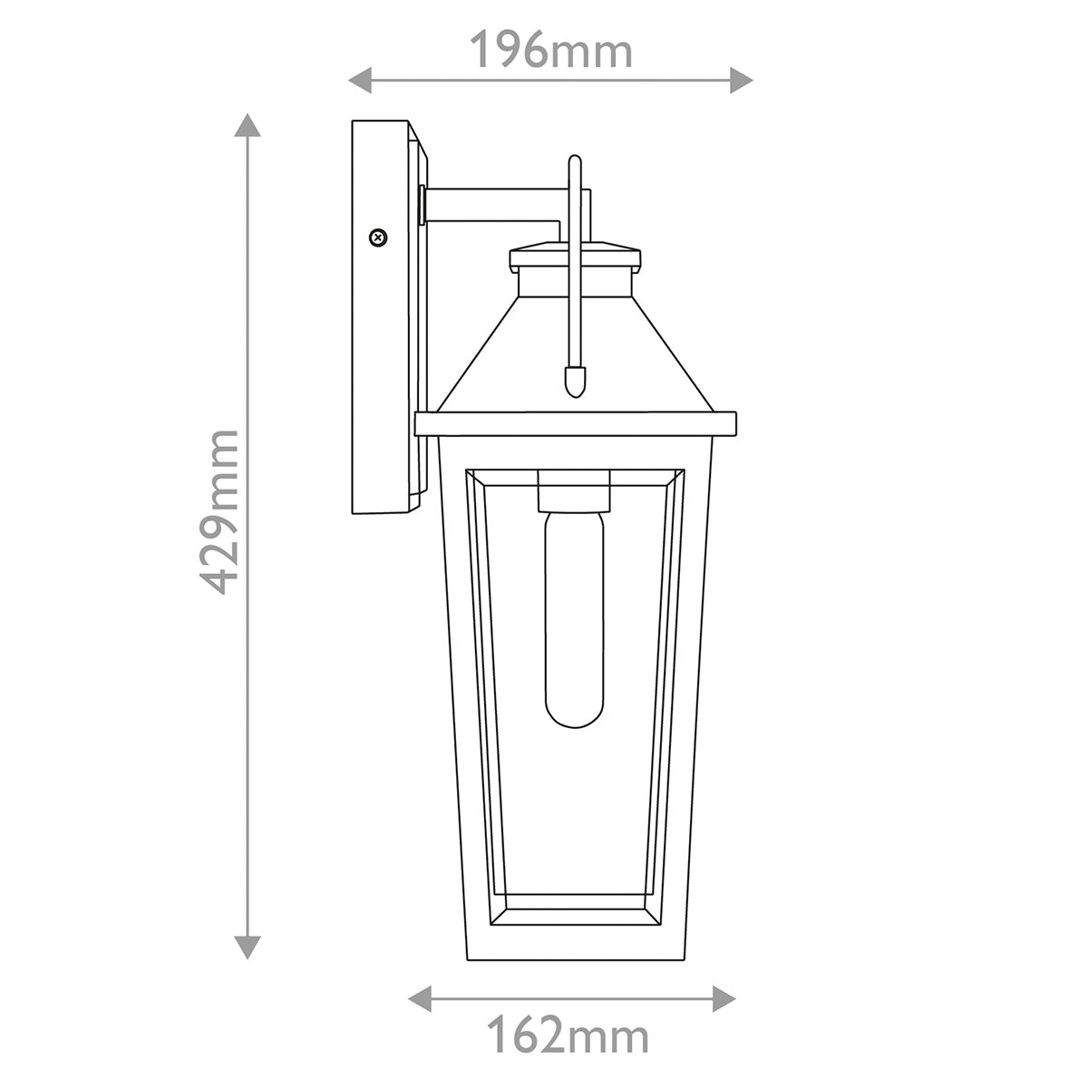Quoizel Buckley 1 lt Coastal Medium Outdoor Wall Lights Lantern