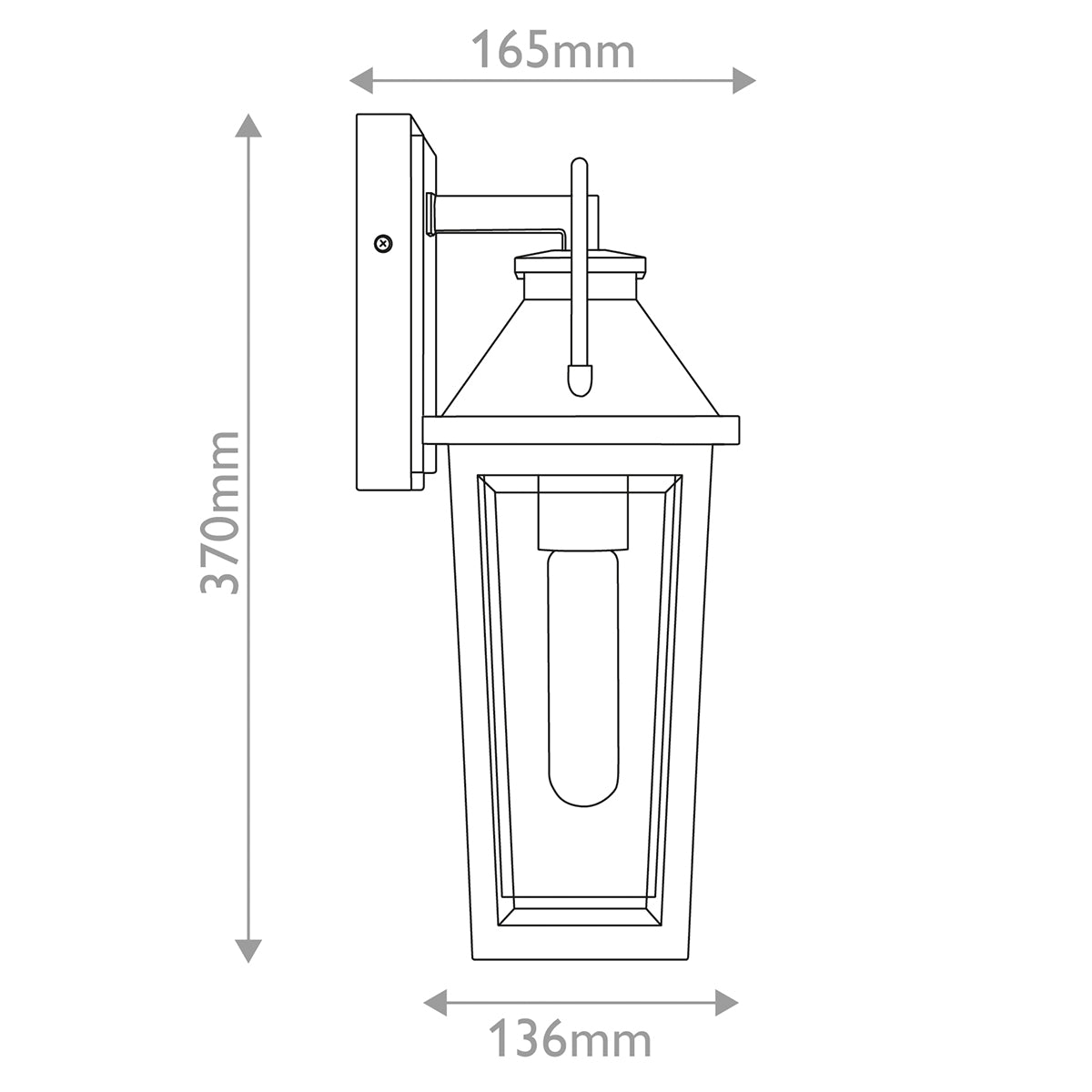 Quoizel Buckley Coastal 1 lt Small Outdoor Wall Lights Lantern