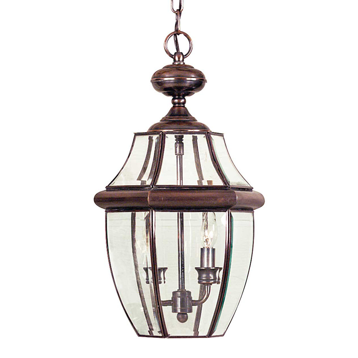 Quoizel Newbury 2 Light Large Chain Lantern Copper
