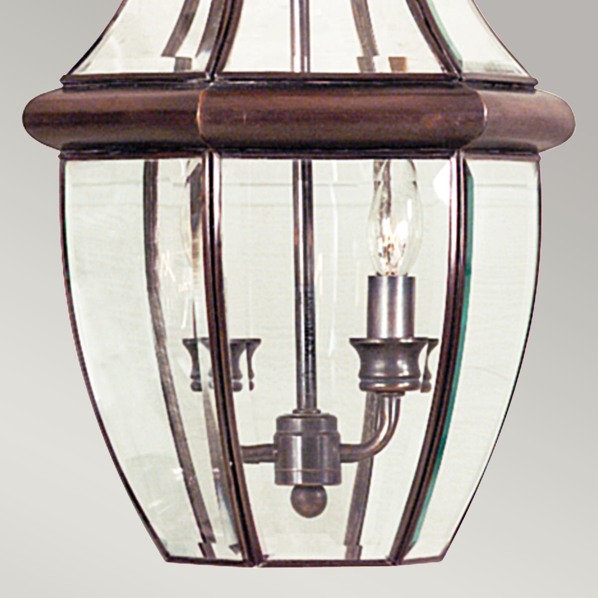 Quoizel Newbury 2 Light Large Chain Lantern Copper