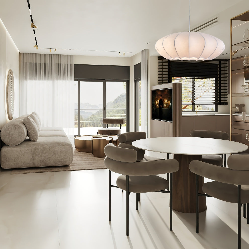 Shropshire Shades Fibre Dome Lampshade – from Amos Lighting + Home