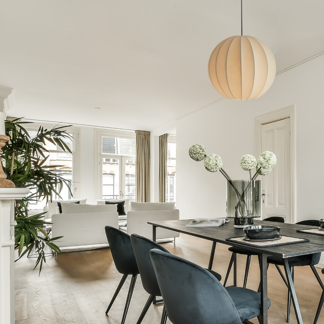 Shropshire Shades Fibre Globe Lampshade 40cm – from Amos Lighting + Home