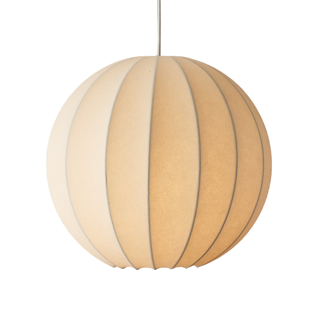 Shropshire Shades Fibre Globe Lampshade 40cm – from Amos Lighting + Home
