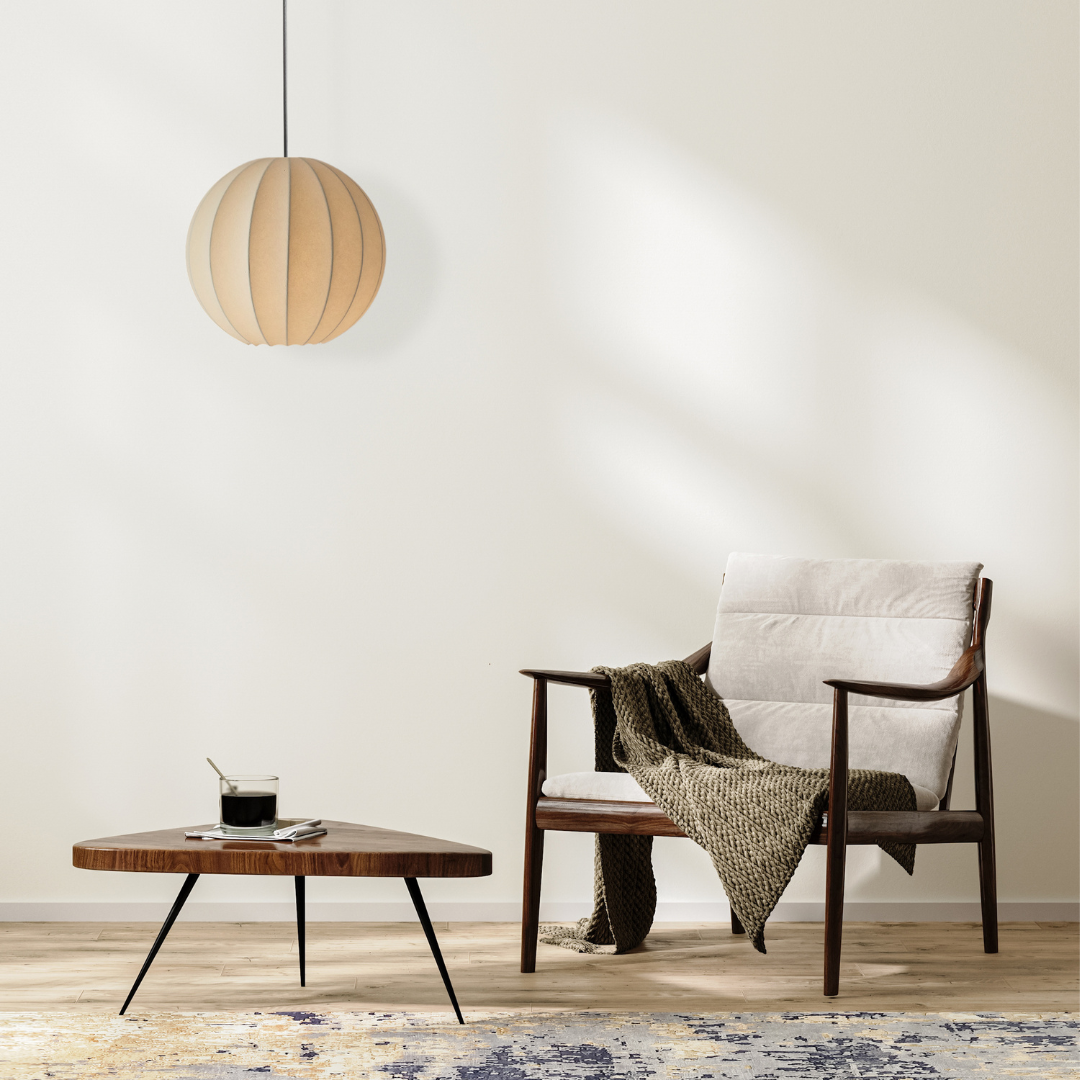 Shropshire Shades Fibre Globe Lampshade 40cm – from Amos Lighting + Home