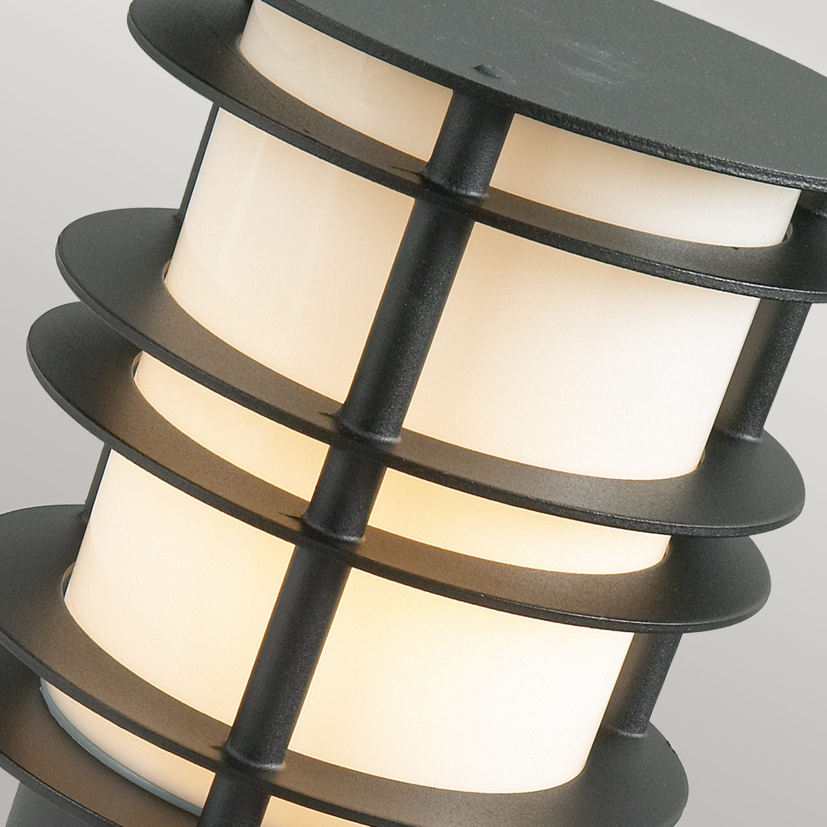 Norlys Stockholm 1 Light Medium Bollard - Black