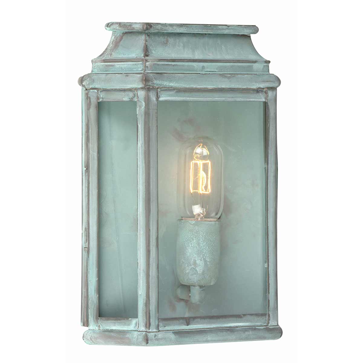 Elstead St Martins 1 Light Wall Lantern Verdigris
