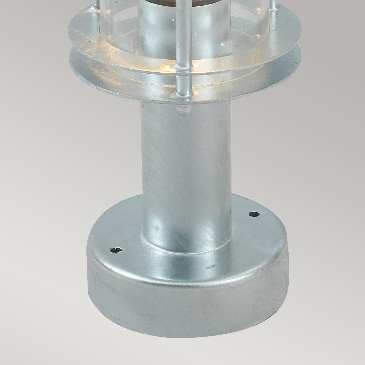 Norlys Stockholm 1 Light Pedestal - Galvanised