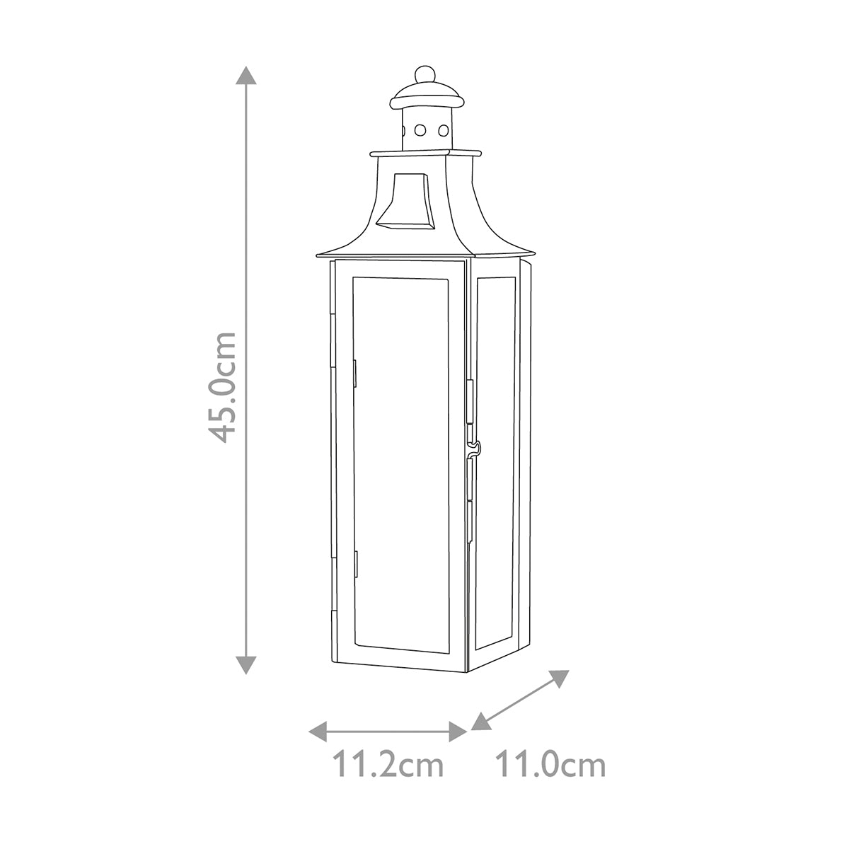 Elstead Stow 1 Light Wall Lantern