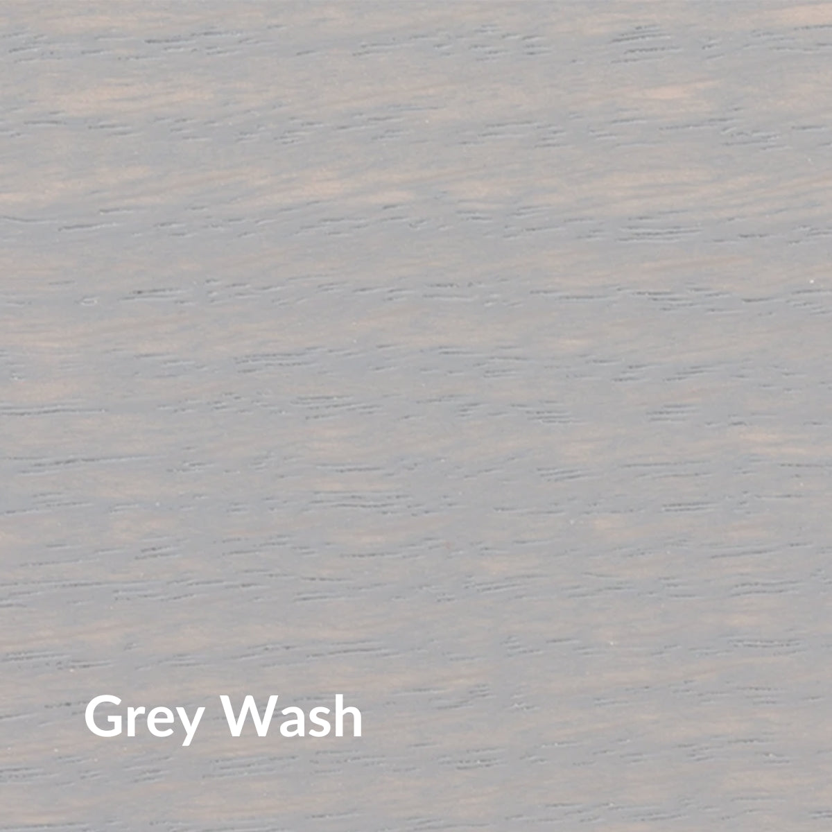 Close-up of Stuart Lamble Grey Wash wood finish texture with subtle gray and brown tones