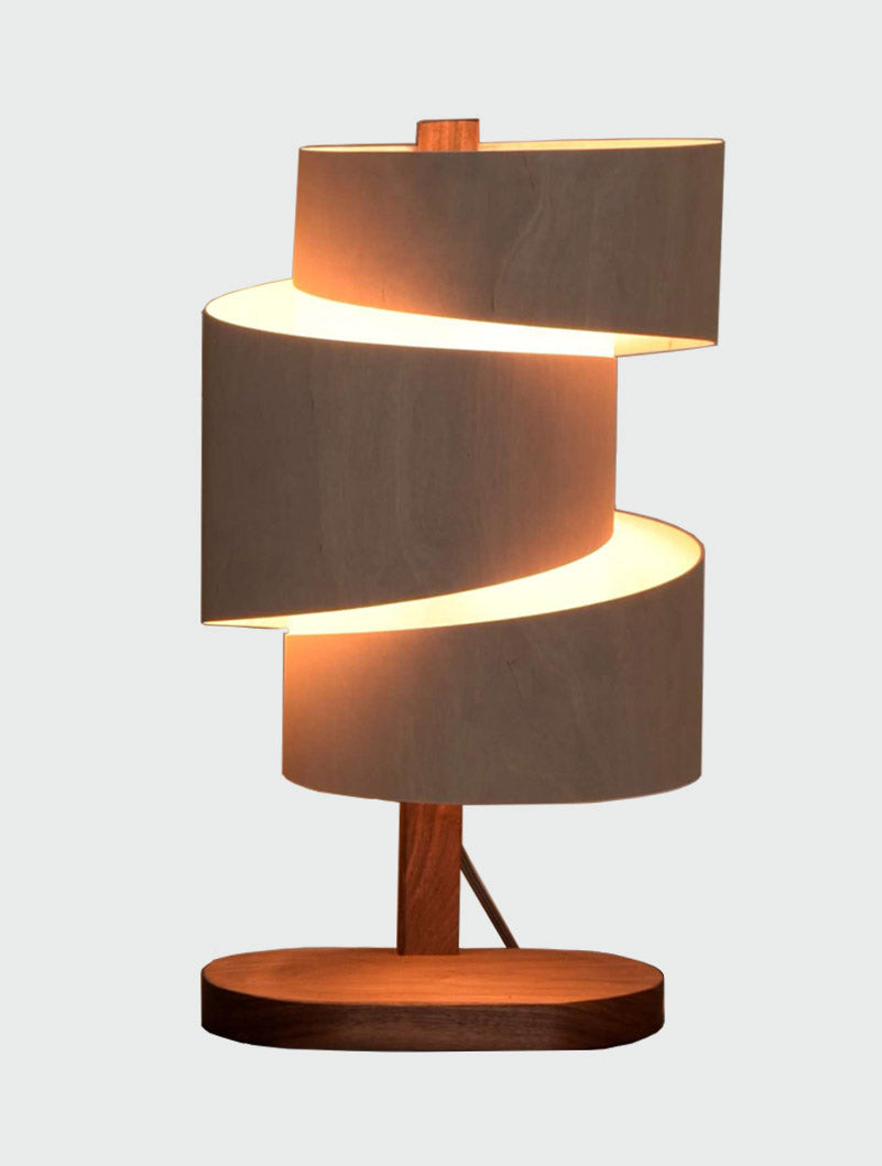 Stuart Lamble Stepp Oak Table Lamp Express Delivery – from Amos Lighting + Home