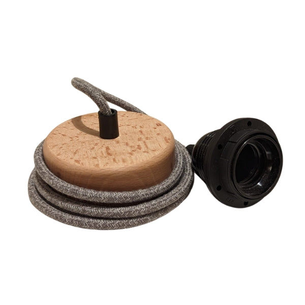 Stuart Lamble Wooden Pendant Suspension – from Amos Lighting + Home