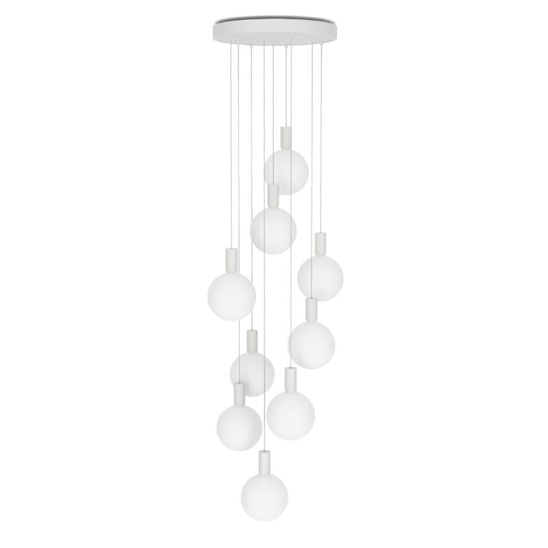 Tala Alumina Nine Pendant with Sphere V – from Amos Lighting + Home
