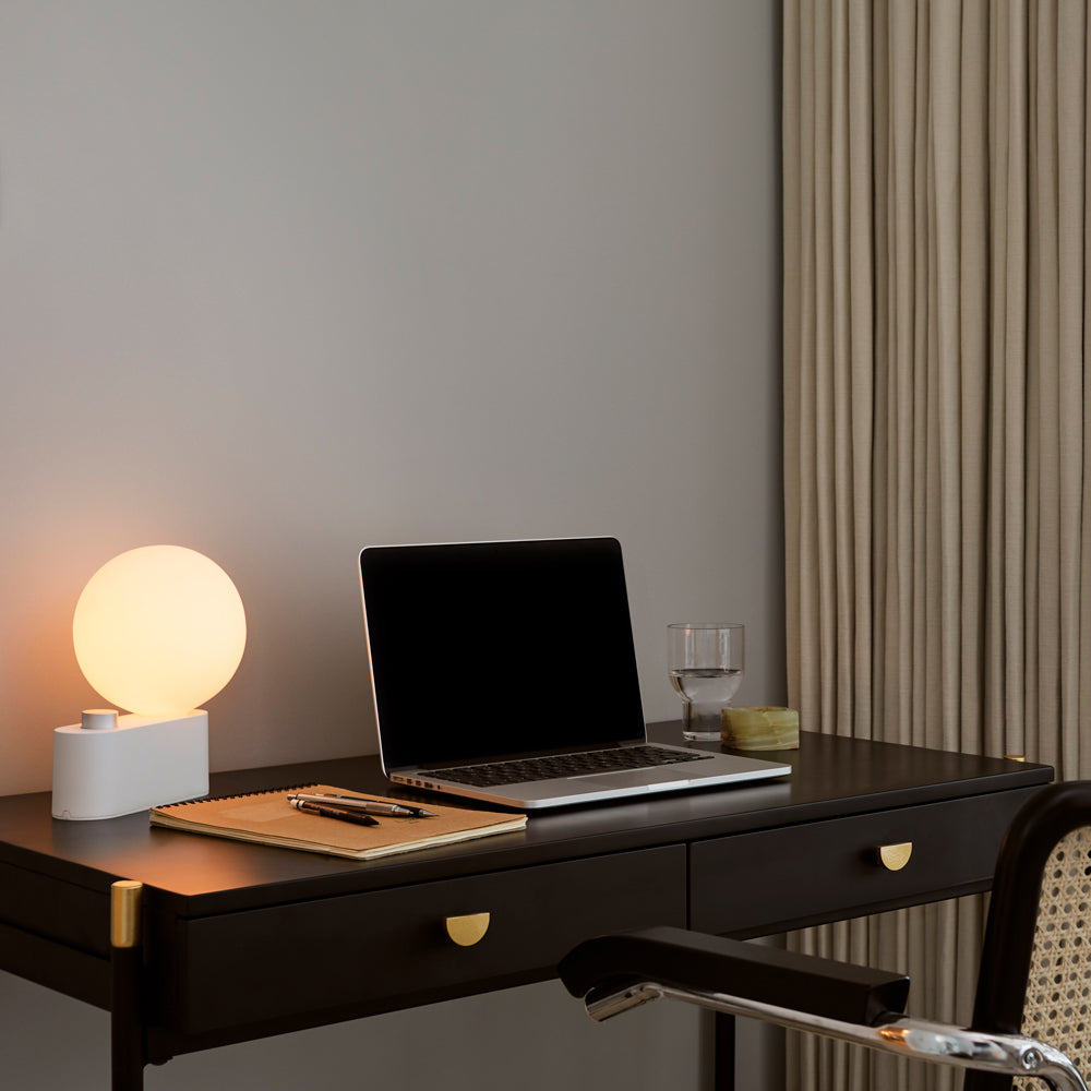 Tala Alumina Table Lamp in Chalk – from Amos Lighting + Home