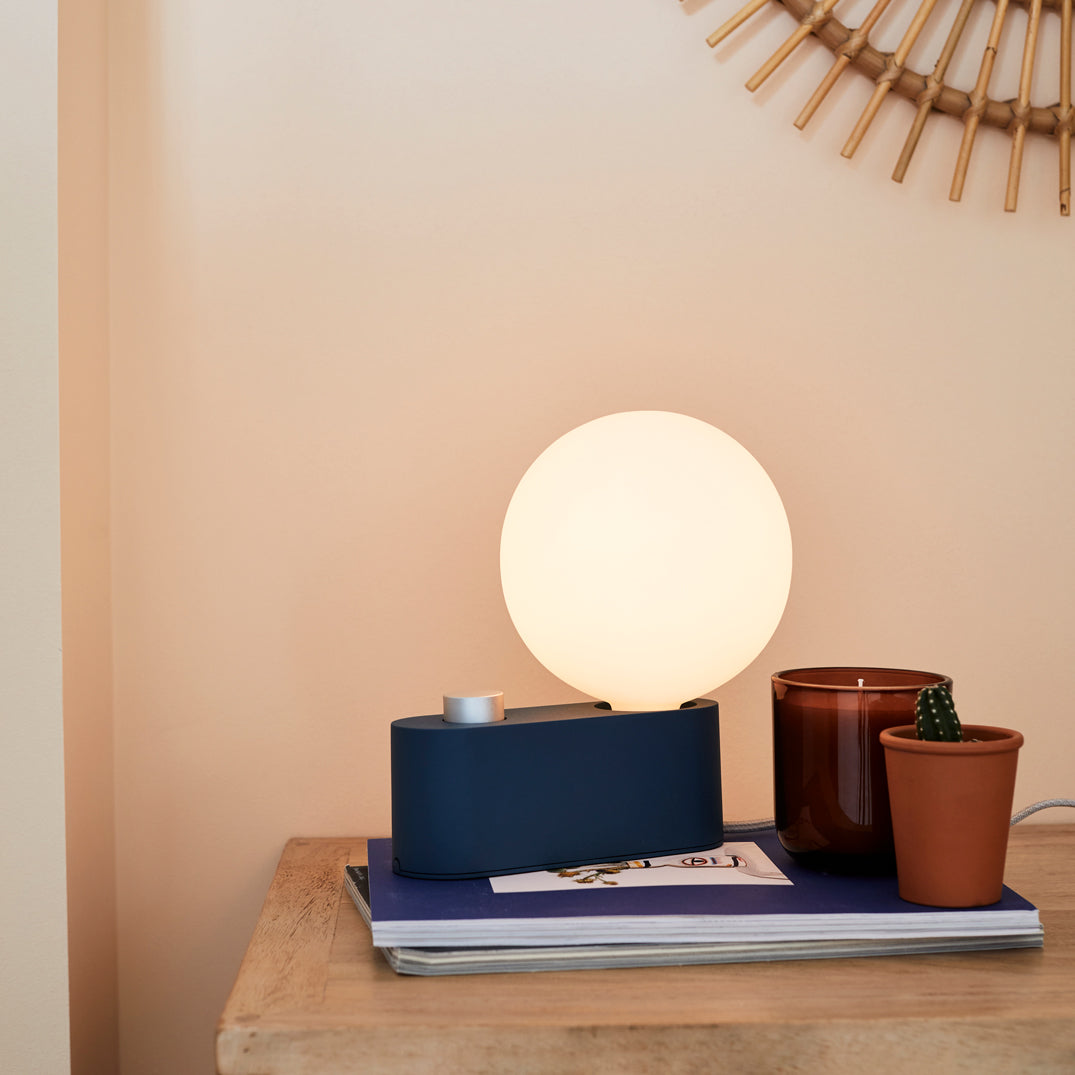 Tala Alumina Table Lamp in Sapphire – from Amos Lighting + Home