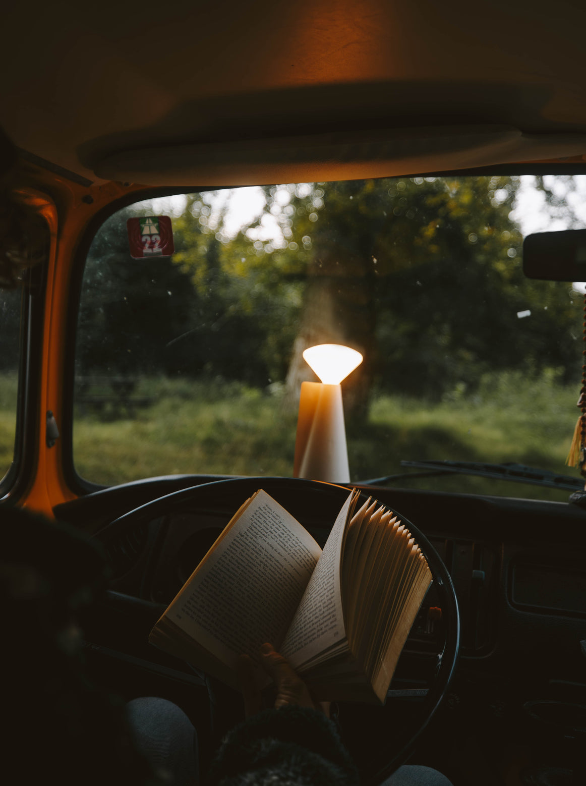 Tala Mantle Portable Lamp in Stone White – from Amos Lighting + Home