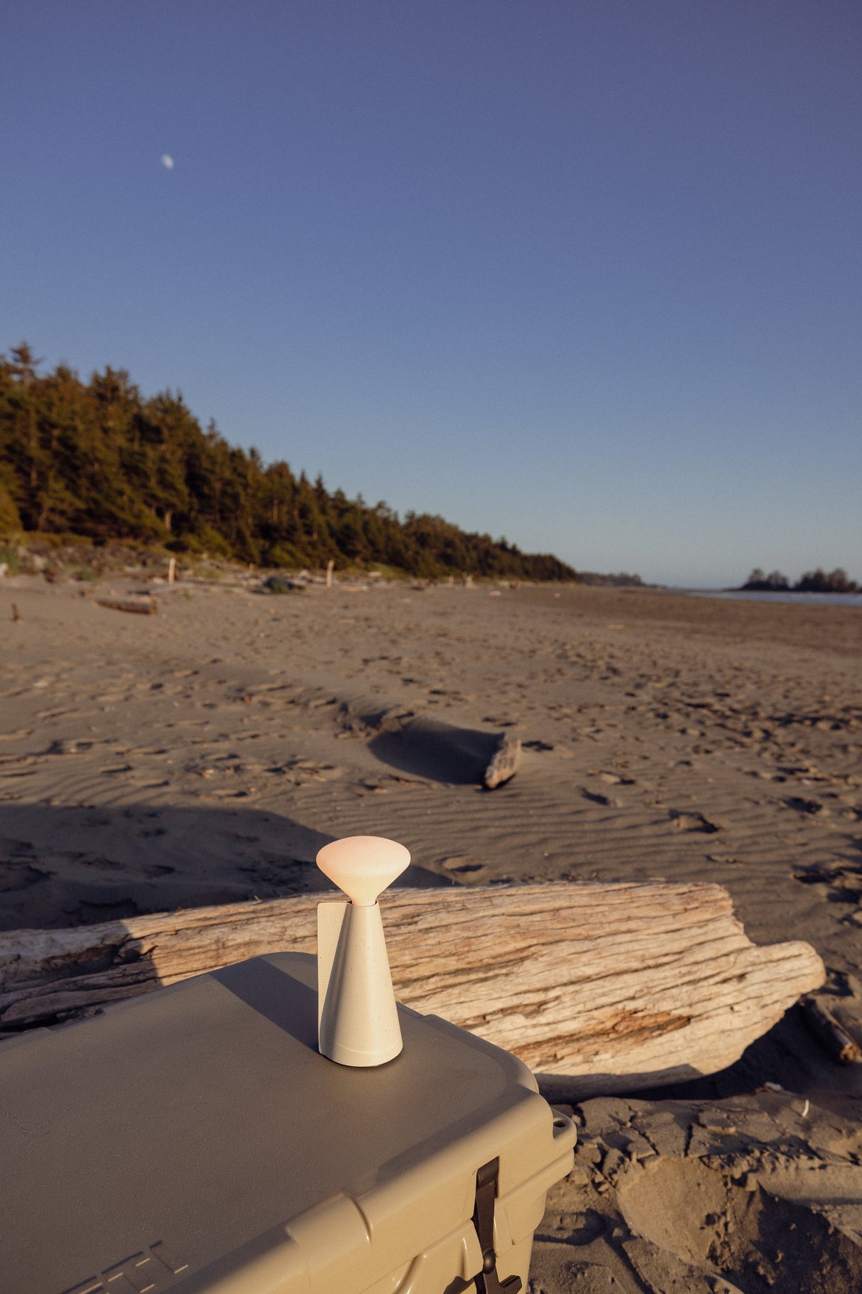 Tala Mantle Portable Lamp in Stone White – from Amos Lighting + Home