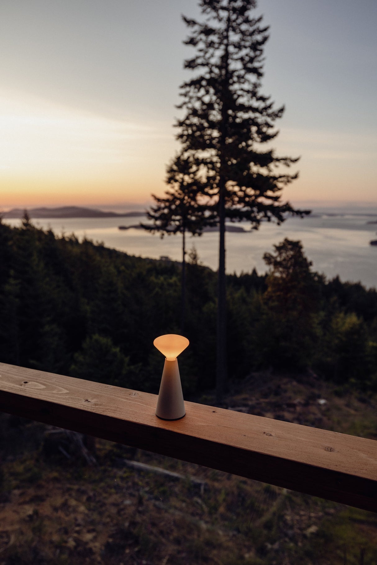 Tala Mantle Portable Lamp in Stone White – from Amos Lighting + Home