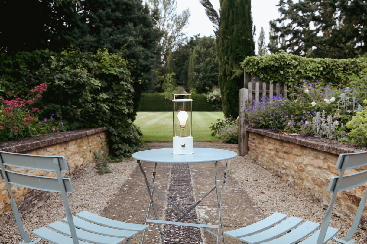 Tala Muse Portable Lamp in Farrow & Ball Candlenut White – from Amos Lighting + Home