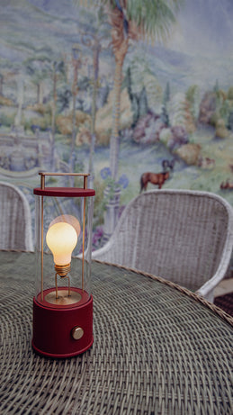Tala Muse Portable Lamp in Farrow & Ball Pomona Red – from Amos Lighting + Home