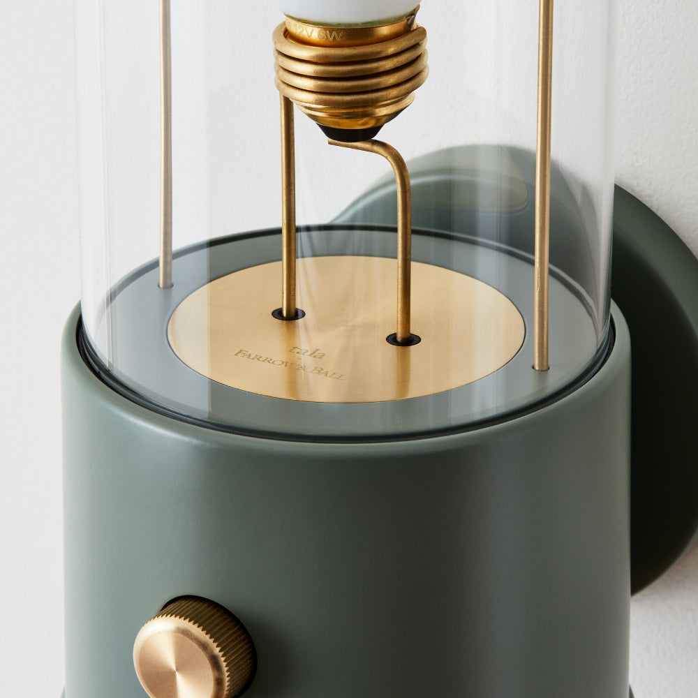 Tala Muse Wall Light in Farrow & Ball Pleasure Garden – from Amos Lighting + Home