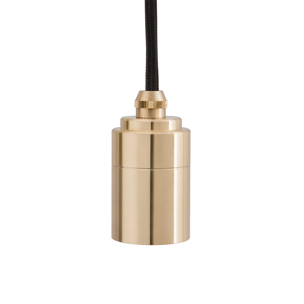 Tala Nine Pendant Brass with Voronoi II, White & Brass Canopy – from Amos Lighting + Home
