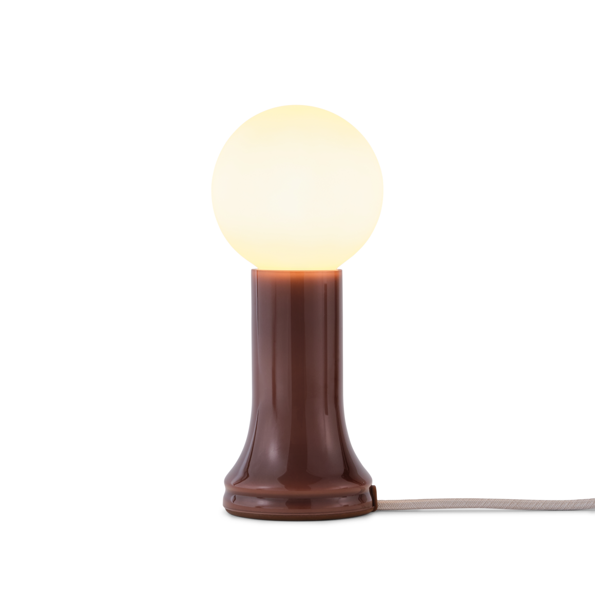 Tala Shore Recycled Glass Table Lamp Bottle Brown – from Amos Lighting + Home