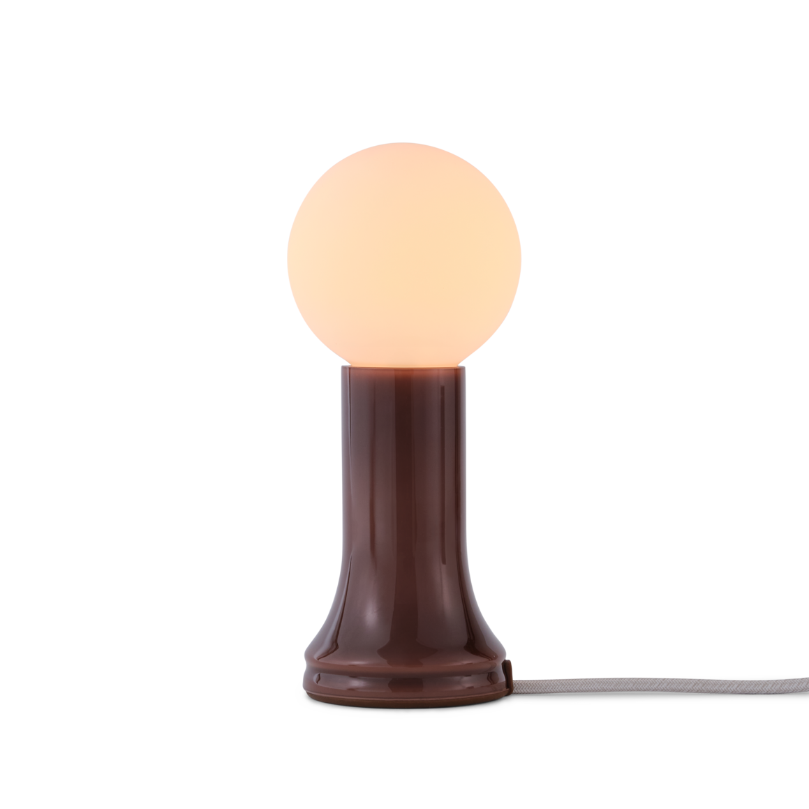 Tala Shore Recycled Glass Table Lamp Bottle Brown – from Amos Lighting + Home