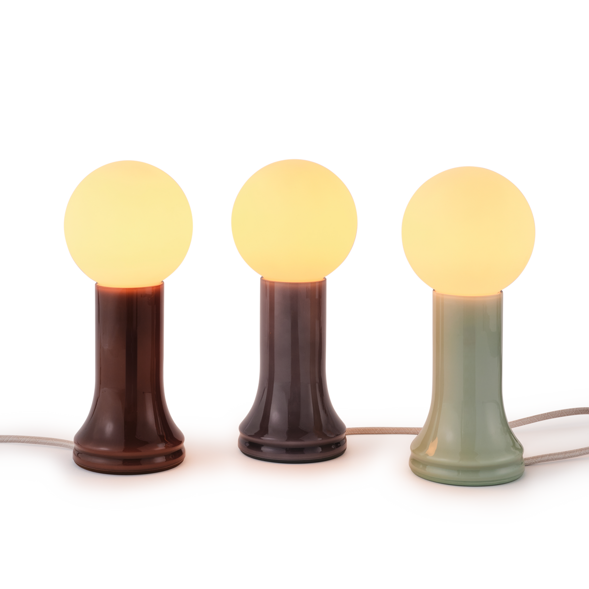 Tala Shore Recycled Glass Table Lamp Sea Green – from Amos Lighting + Home