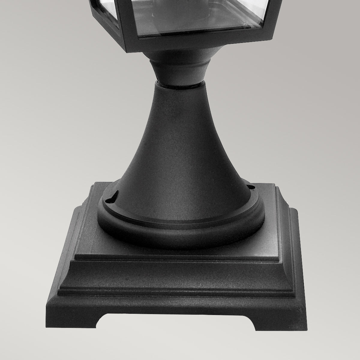 Norlys Turin Grande 1 Light Pedestal - Black