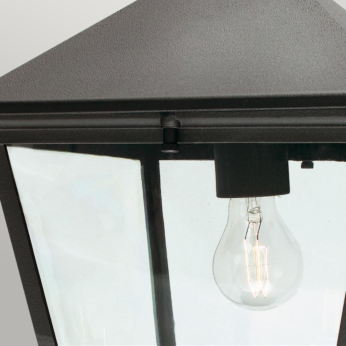 Norlys Turin Grande 1 Light Chain Lantern - Black