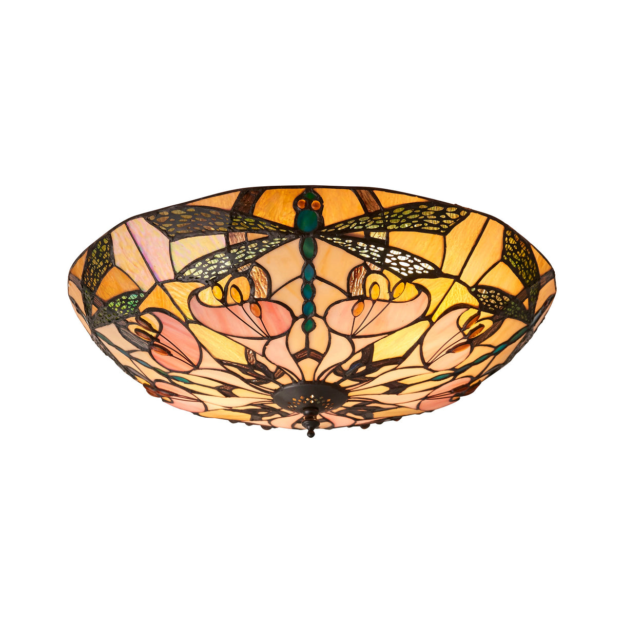 Tiffany Ashton Flush Ceiling Light – from Amos Lighting + Home