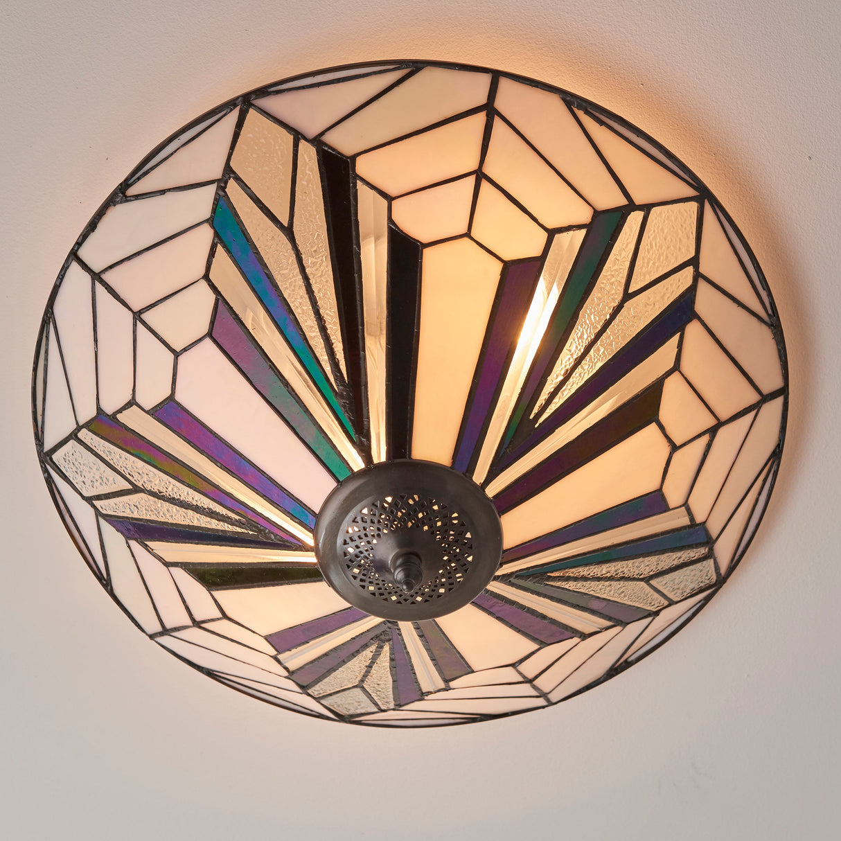 Tiffany Astoria Flush Ceiling Light – from Amos Lighting + Home