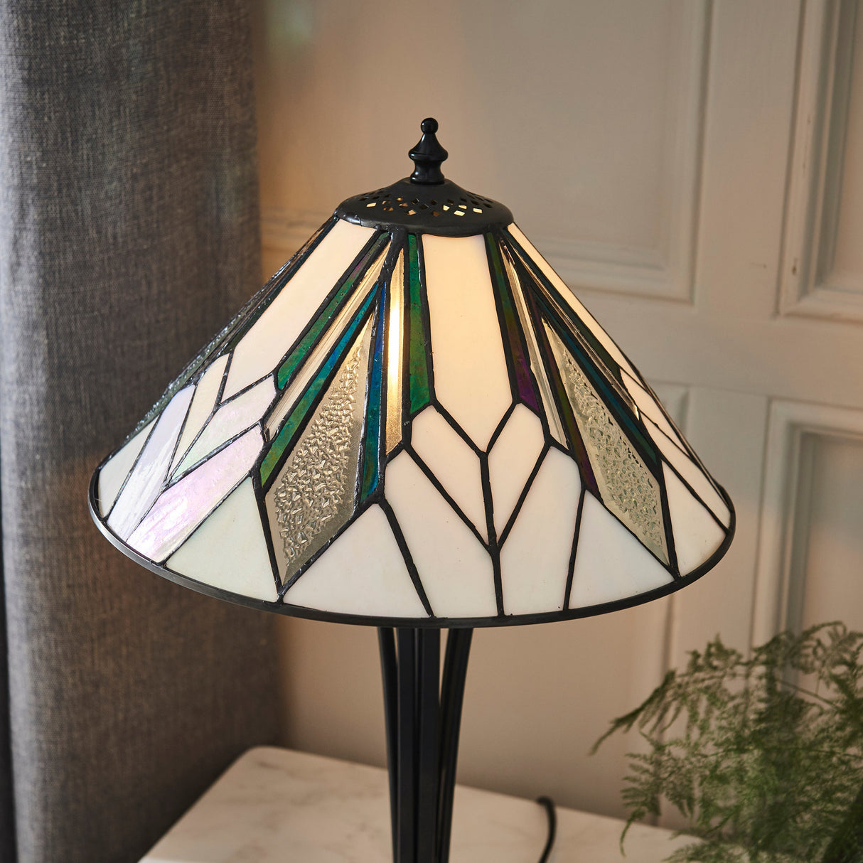 Tiffany Astoria Small Table Lamp – from Amos Lighting + Home