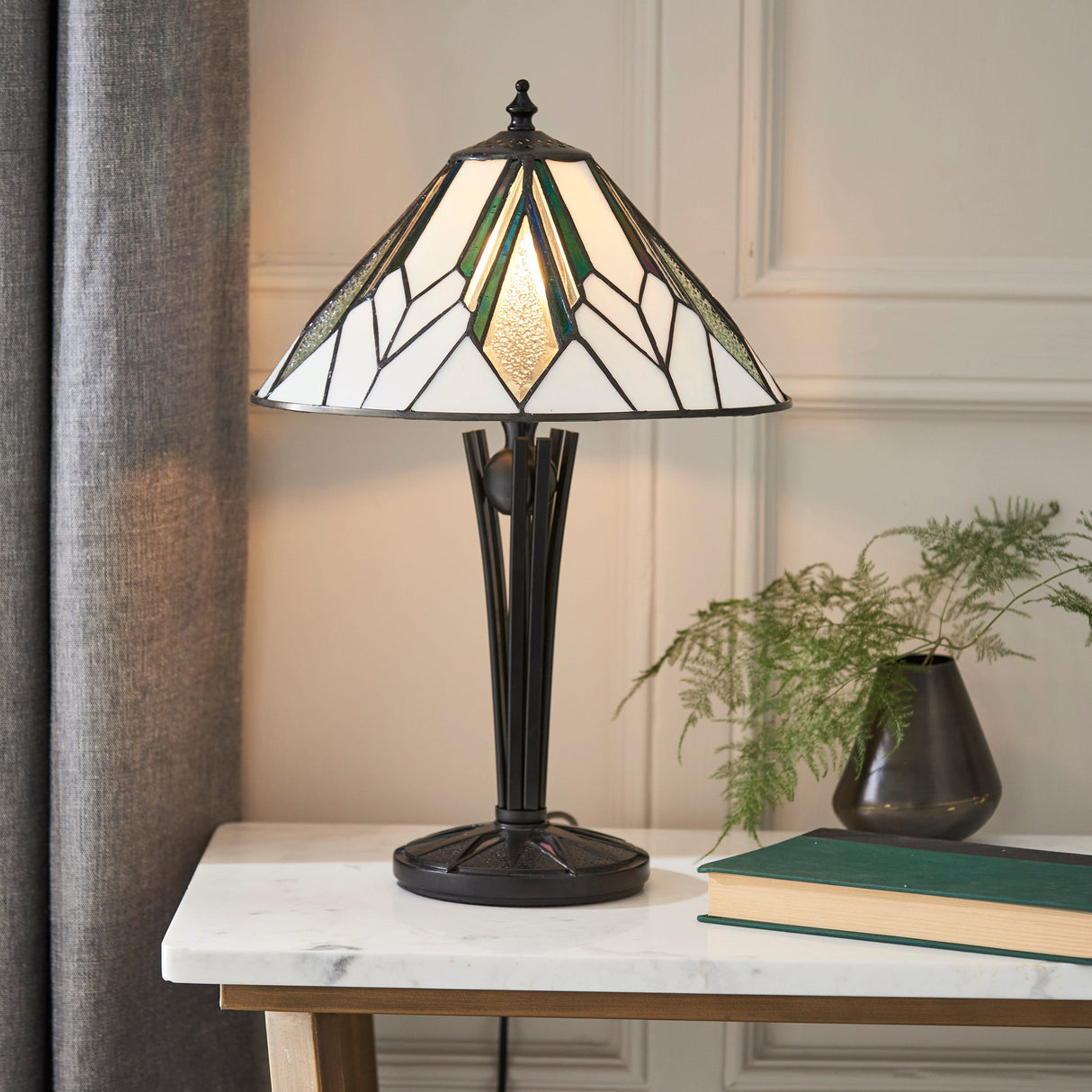 Tiffany Astoria Small Table Lamp – from Amos Lighting + Home