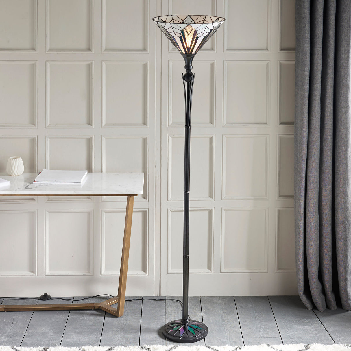 Tiffany Astoria Uplighter Floor Lamp – from Amos Lighting + Home