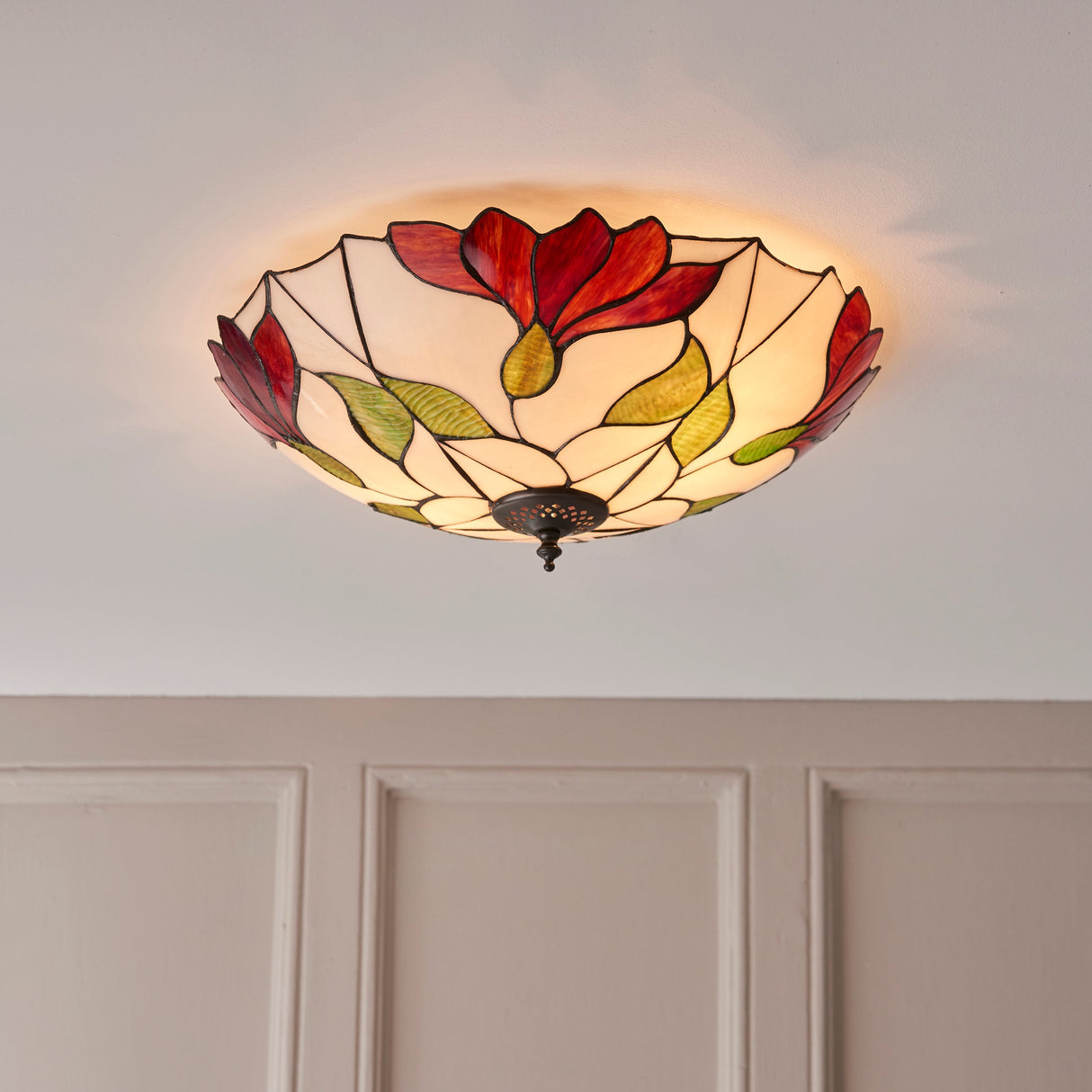 Tiffany Botanica Flush Ceiling Light – from Amos Lighting + Home