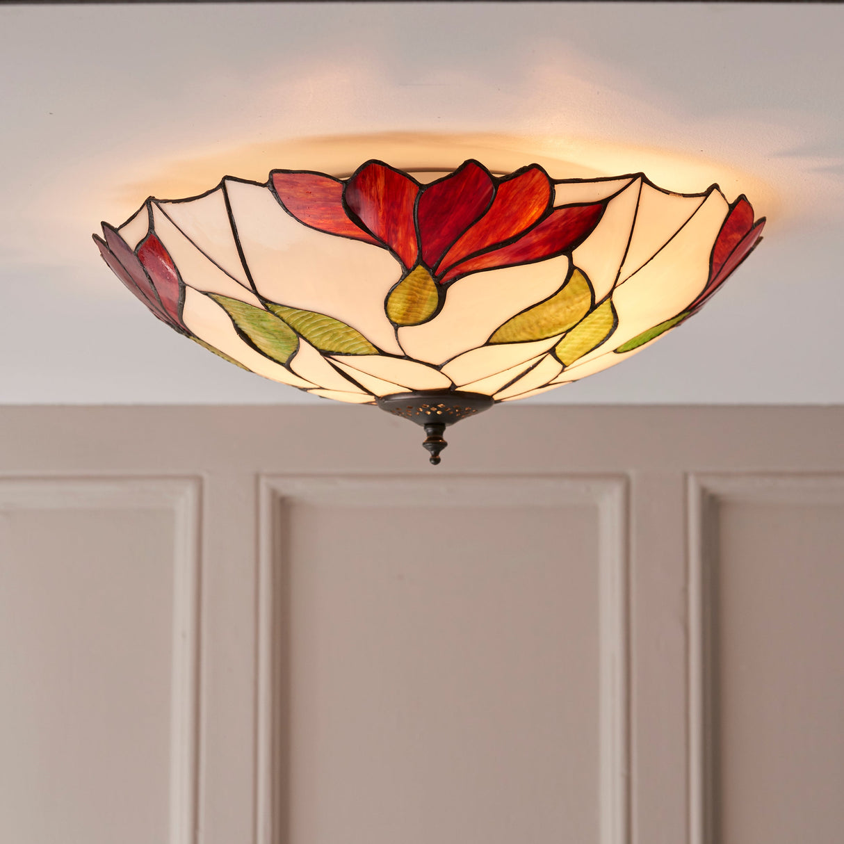 Tiffany Botanica Flush Ceiling Light – from Amos Lighting + Home