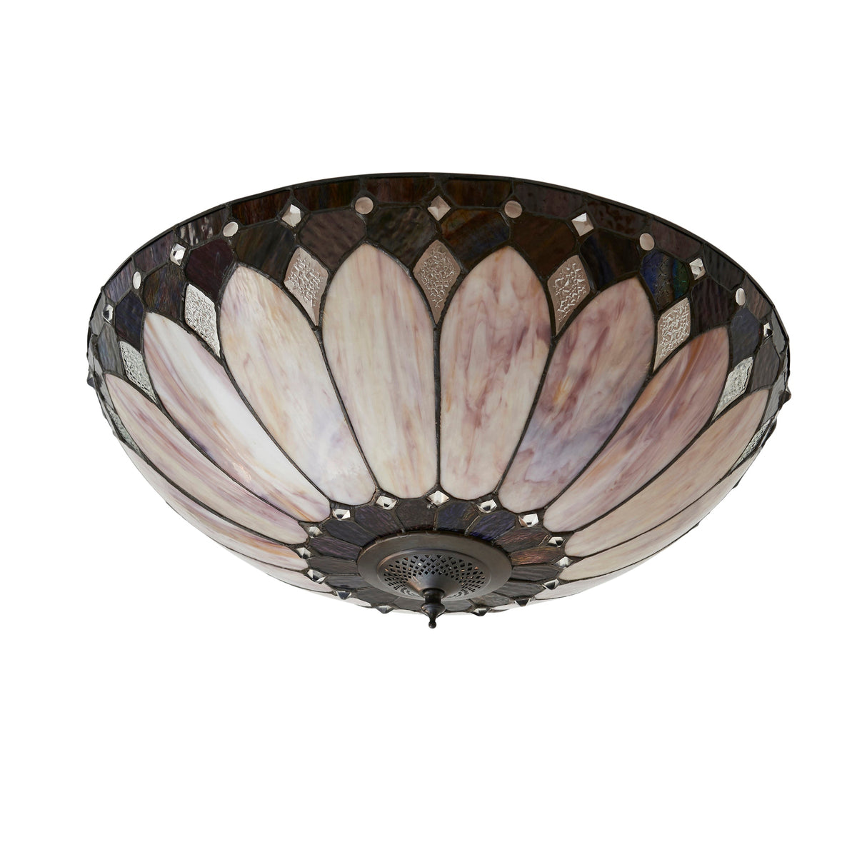 Tiffany Brooklyn Flush Ceiling Light – from Amos Lighting + Home