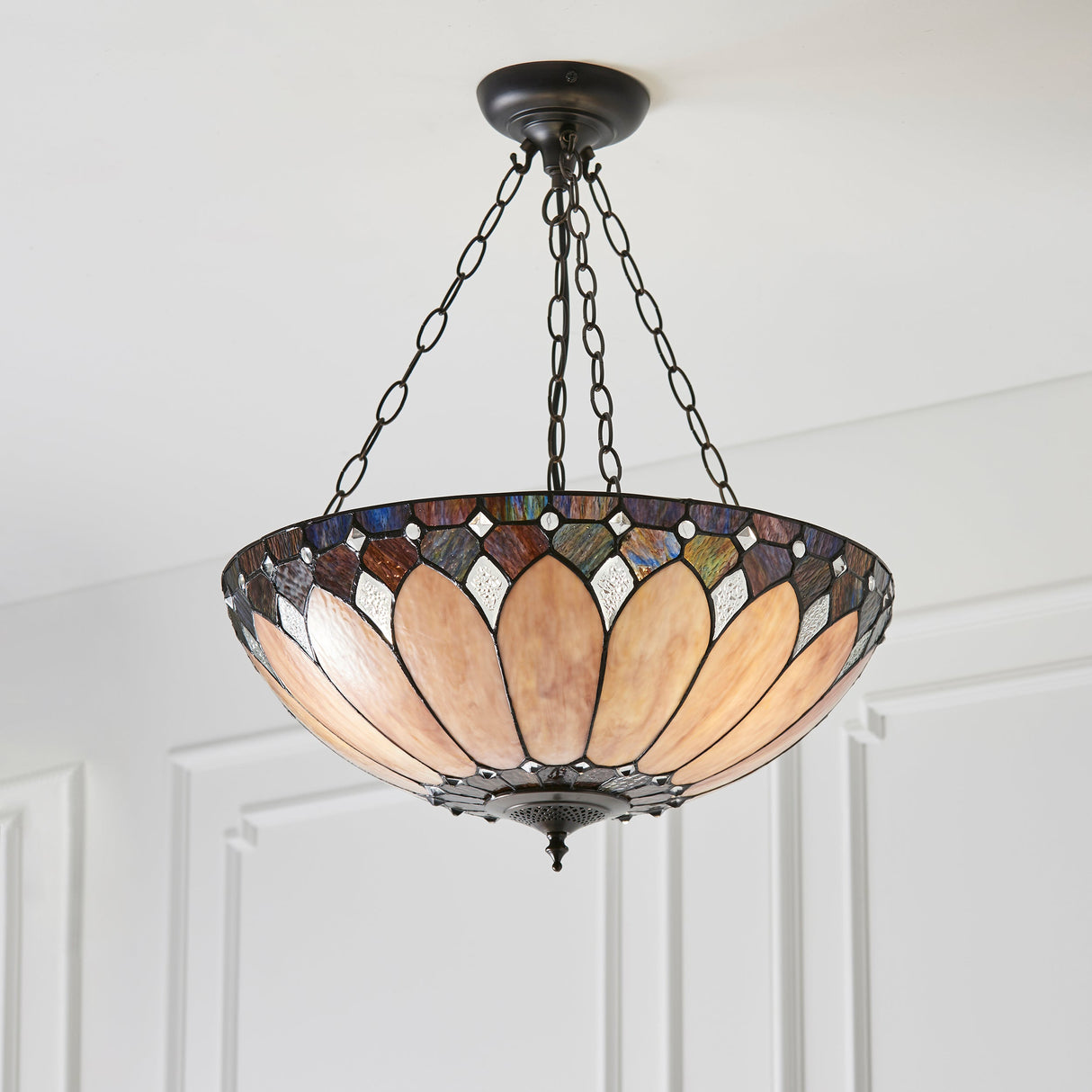 Tiffany Brooklyn Large Inverted Pendant – from Amos Lighting + Home