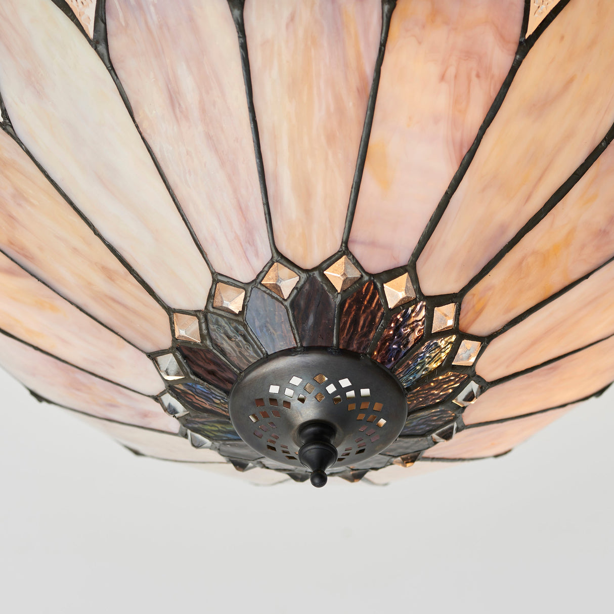 Tiffany Brooklyn Semi flush Ceiling Light – from Amos Lighting + Home