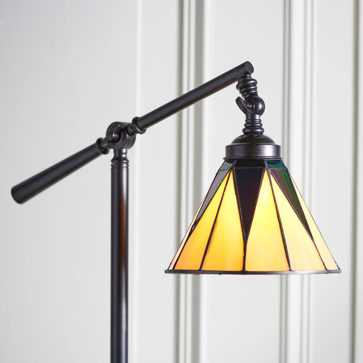 Tiffany Dark Star Task Floor Lamp – from Amos Lighting + Home