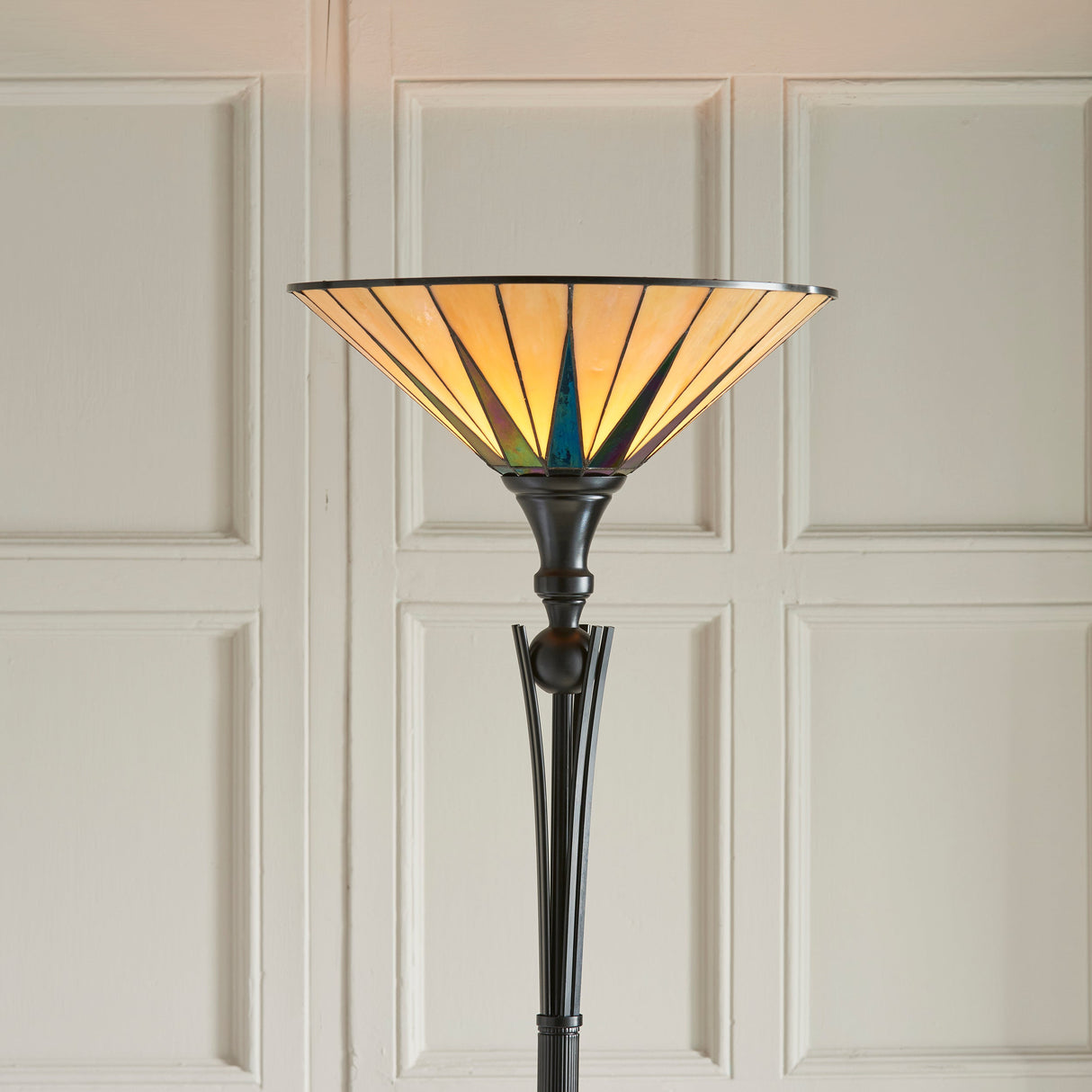 Tiffany Dark Star Uplighter Floor Lamp – from Amos Lighting + Home