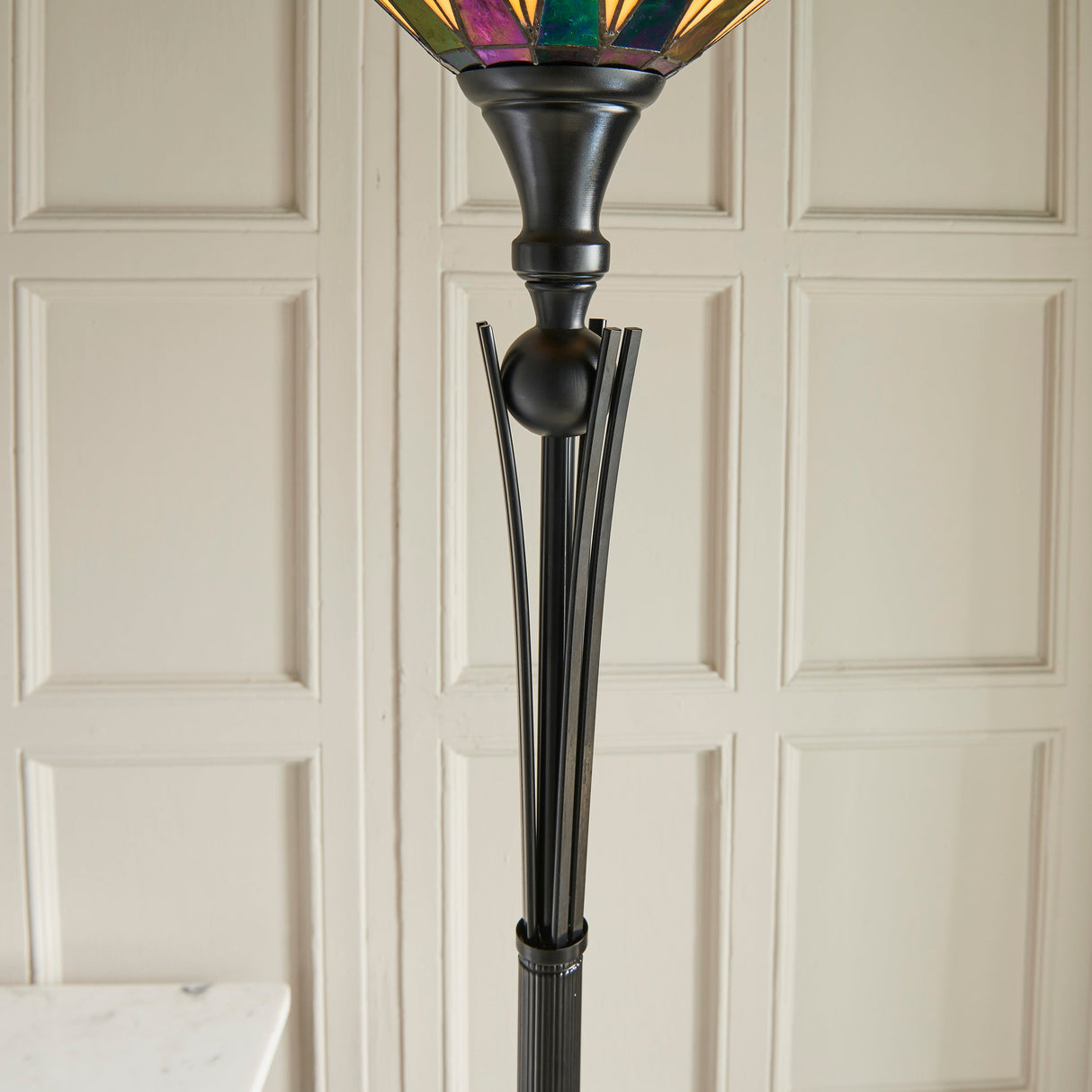 Tiffany Dark Star Uplighter Floor Lamp – from Amos Lighting + Home